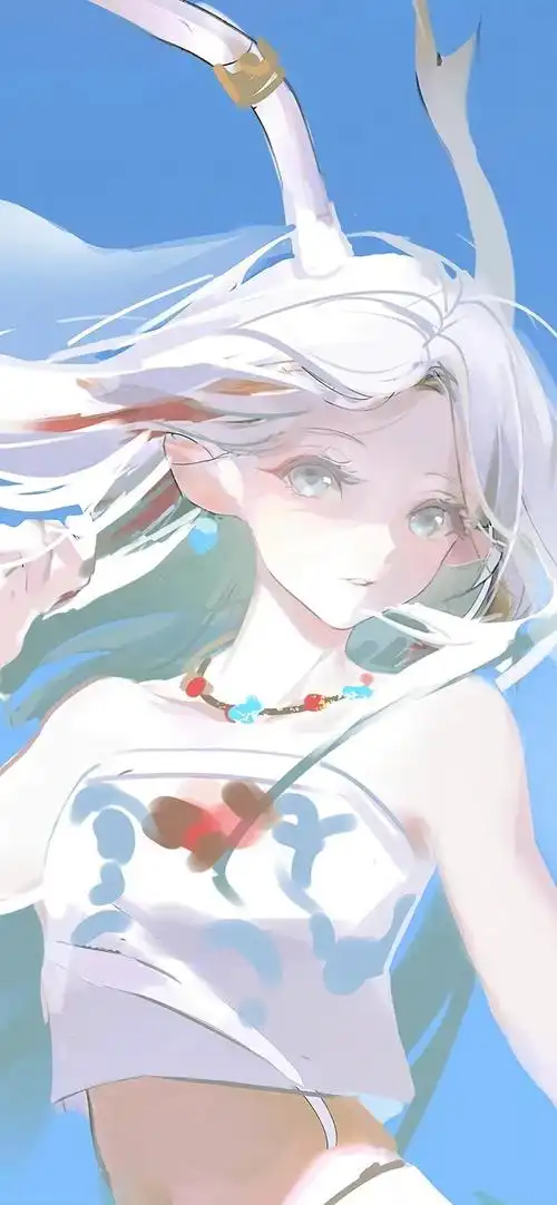 二次元女生插画