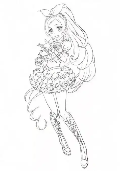 卡通人物简笔画美少女卡通人物简笔画美少女可爱