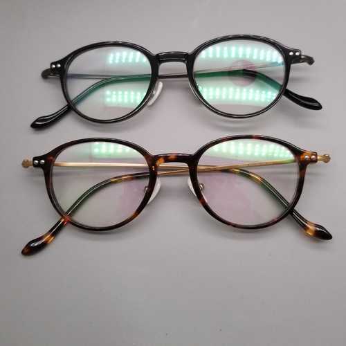 高度近视小框眼镜加工0到3000度树脂玻璃近视眼镜