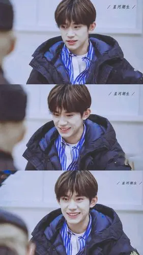 易烊千玺壁纸三格