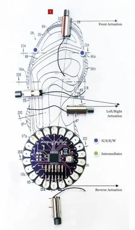 盲人专用导航鞋