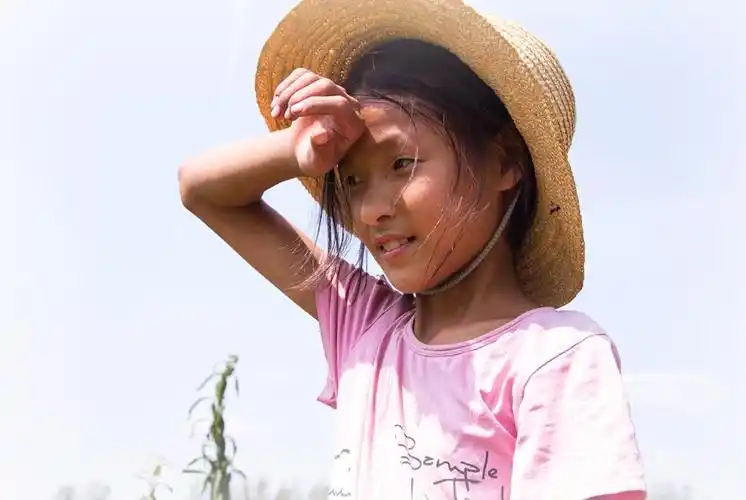 11岁柔弱女孩大山里独自收芝麻弟弟骨折后她艰辛撑起家