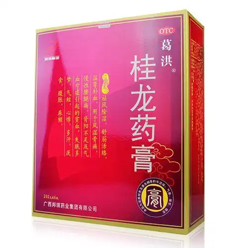 葛洪桂龙药膏202g6瓶盒