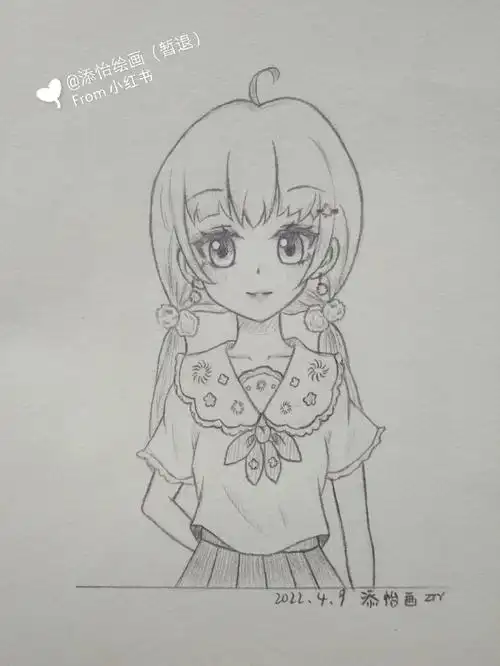 原创  #双马尾女孩  #春日樱花漫游  #自创人物