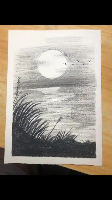 超简单素描风景画图片超简单素描风景画图片教程