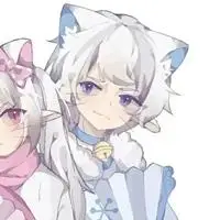 猫耳男兔耳女情侣头像一对