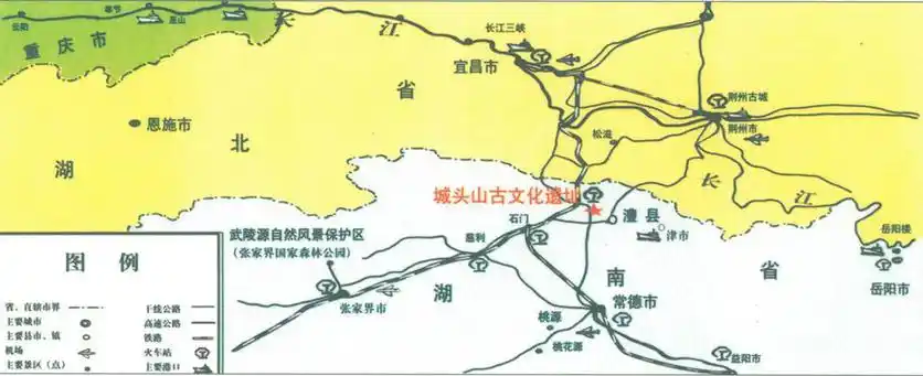 p>城头山古文化遗址,位于 a target="_blank" href="/item/湖南省