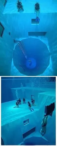 【世界最深游泳池】位于布鲁塞尔的nemo33游泳池堪称是世界最深泳池