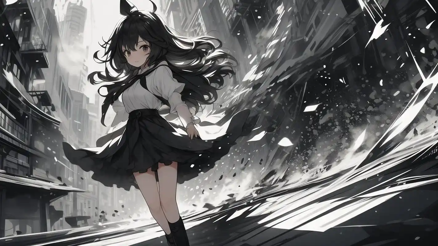 94黑白动漫壁纸,酷炫又不失高级感07 黑白动漫壁纸来啦!