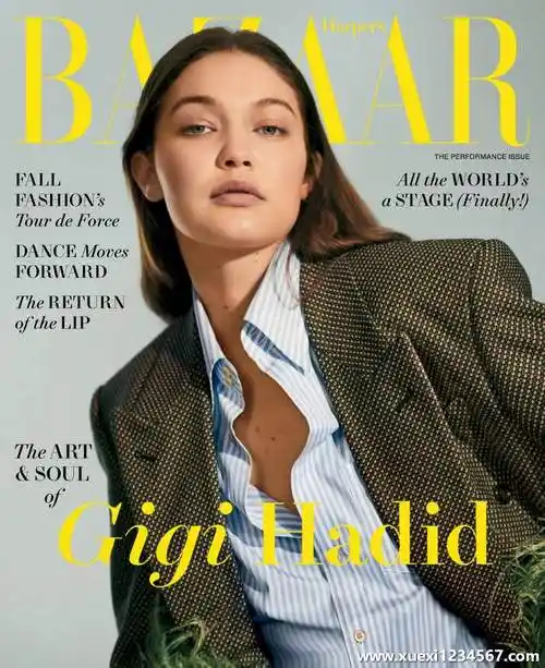 03harpersbazaarusa2021年08月美国版时尚芭莎杂志pdf