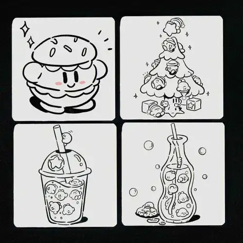 ins风简笔画手绘