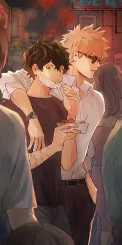 某两人的合照.deku手上还有伤qaq