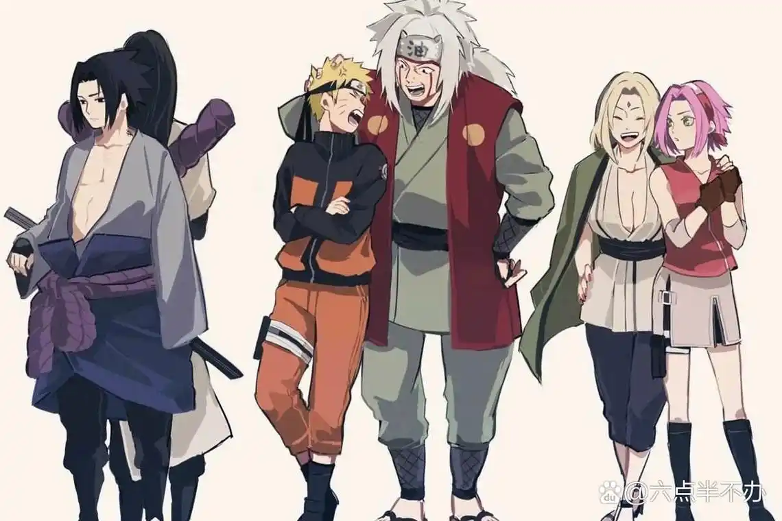 记忆中的暑期档#  #火影忍者#  五影齐聚,力量交织,共享和平时刻.