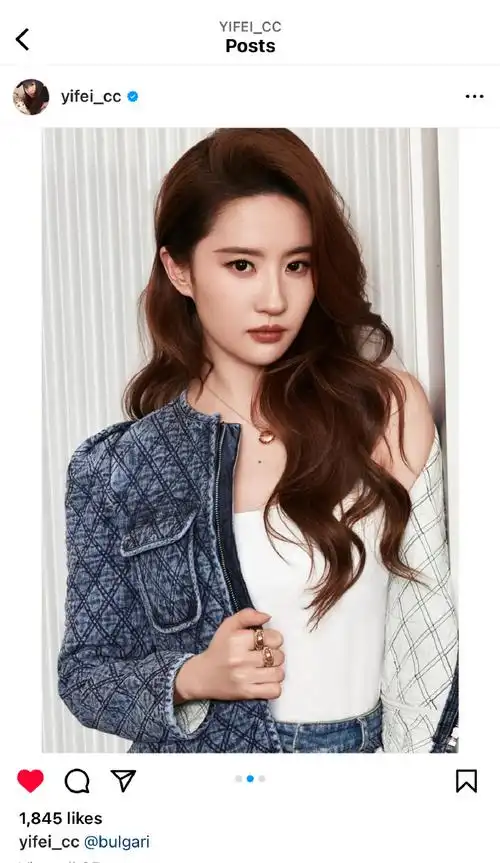 刘亦菲宝格丽全球品牌代言人