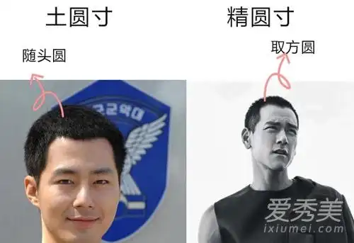 就是在头型的基础上找出饱满的圆头效果,头发通常只有3mm,6mm,12mm长