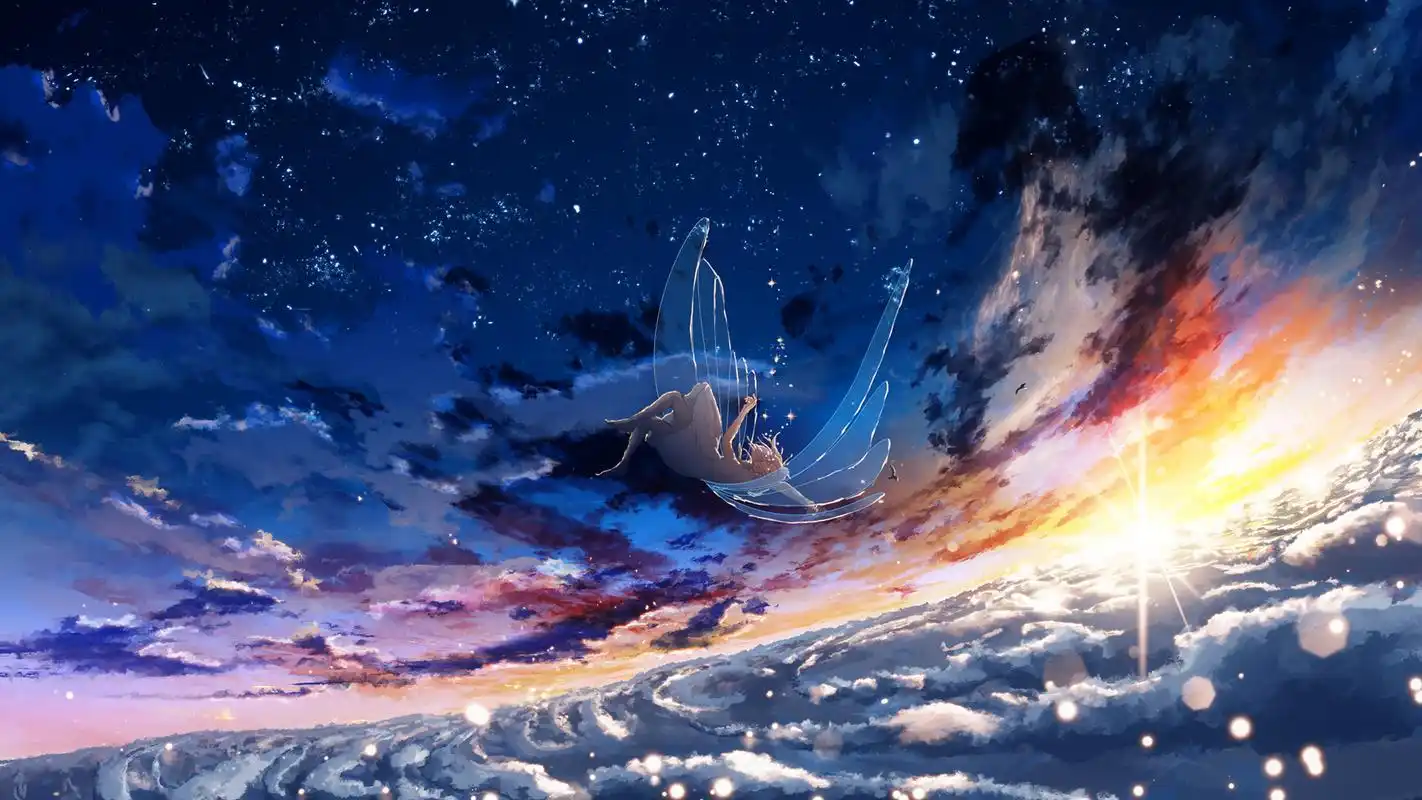 二次元卡通原画高清图片桌面壁纸