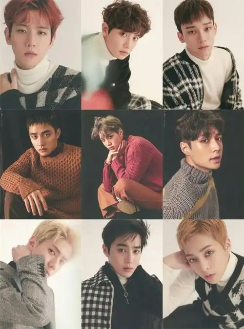 exo九宫格照片集-文玲michelle