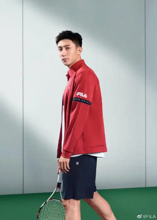 fila时尚运动代言人黄景瑜##fila网球