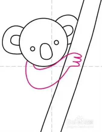 如何画一只简单的考拉