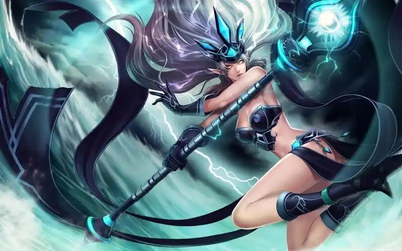lol英雄联盟美女迦娜高清桌面壁纸