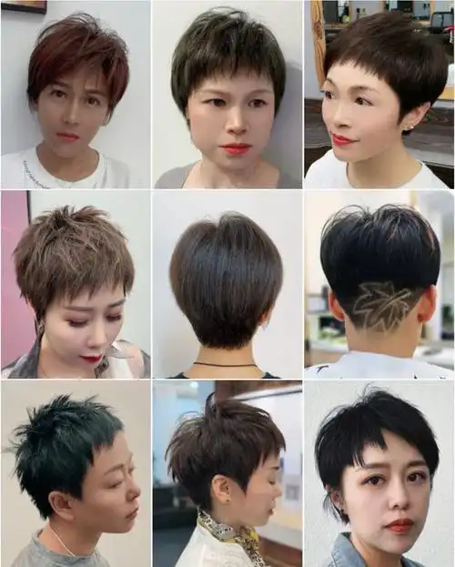 女士超短发 100 款合集,个性时尚美美哒,值得尝试|发型|复古|短卷发