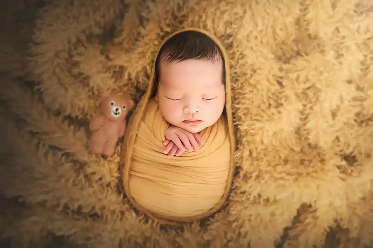 可爱的新生儿宝宝.