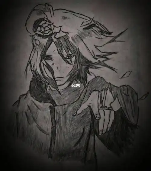 火影小南在黑暗的花朵只有枯萎