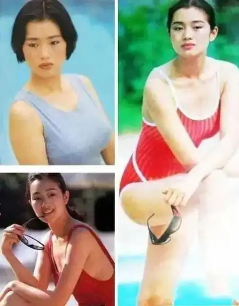 当80年代的女星脱去衣服,换上泳装,太让人惊艳了(巩俐)