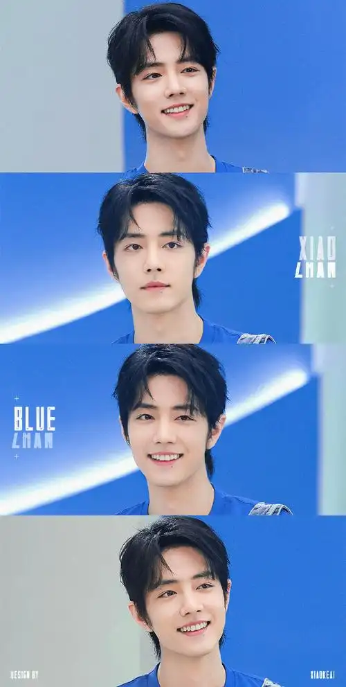 肖战蓝t背带裤##肖战rio全球品牌代言人