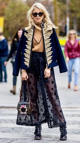 西班牙时尚博主caroline daur 街拍 时尚搭配 欧美风