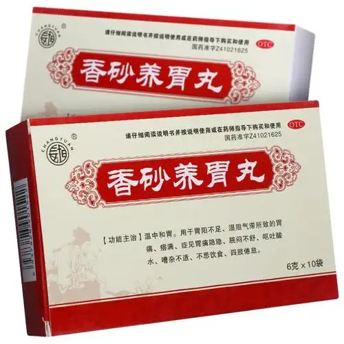 长垣 香砂养胃丸 6g*10袋 胃痛不思饮食呕吐酸水胃阳不足 10盒装
