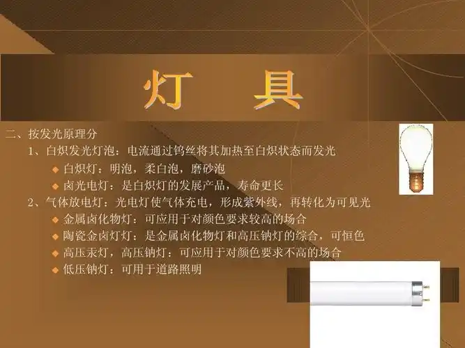 建筑装修材料-灯具ppt