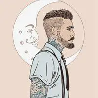 社会流氓头像男动漫图片点击鼠标右键下载