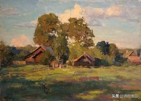 俄罗斯画家-斯坦尼斯拉夫油画风景作品选集