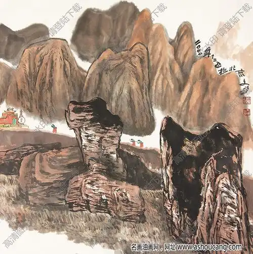 王文芳国画山水画2高清大图下载