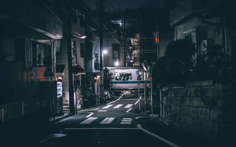 日本城市街道风景,高清图片,电脑桌面-壁纸族