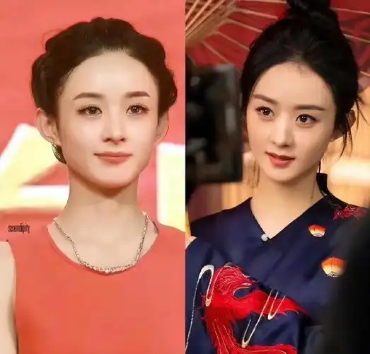 看到赵丽颖早年的照片,不禁让人感叹,那些没有经过整容的女明星真的