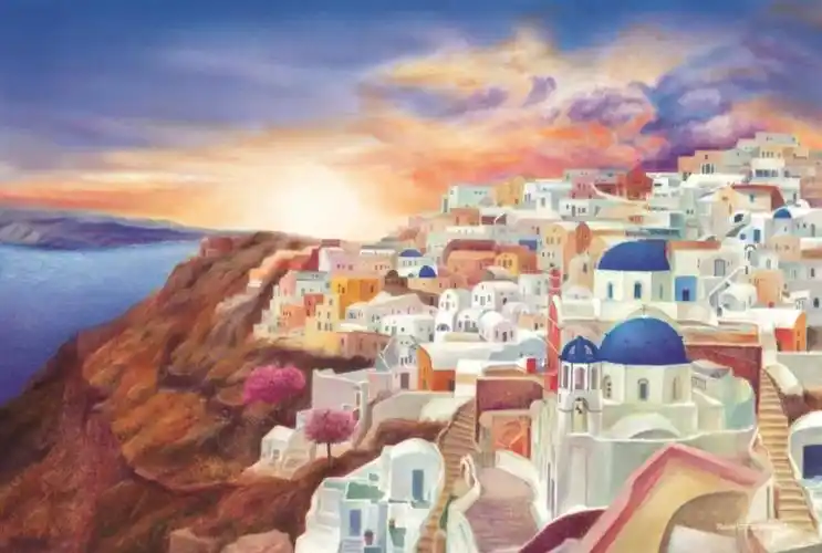 这抹拥有浓郁到化不开的蓝色海域,沉淀了无数的浪漫传说,据说爱琴海