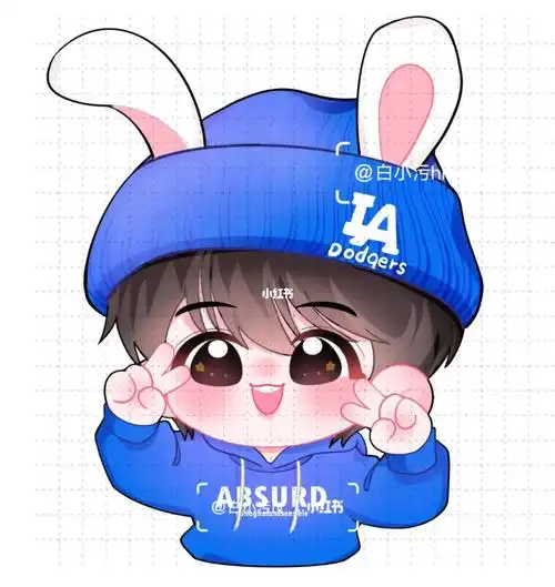 q版贺峻霖绘制客稿