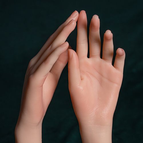 仿真假手模型硅胶拍摄饰品展示专用多功能可调节手臂真人美甲05