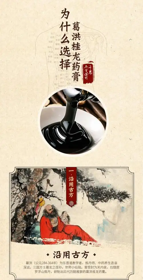 得鸿茅药酒】葛洪牌 桂龙药膏 202g*6瓶 舒筋活络肾风湿类关节腰腿痛