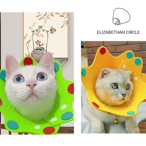 伊丽莎白圈猫咪项圈卡扣脖宠物猫狗狗头套防咬耻辱圈绝育项圈用品