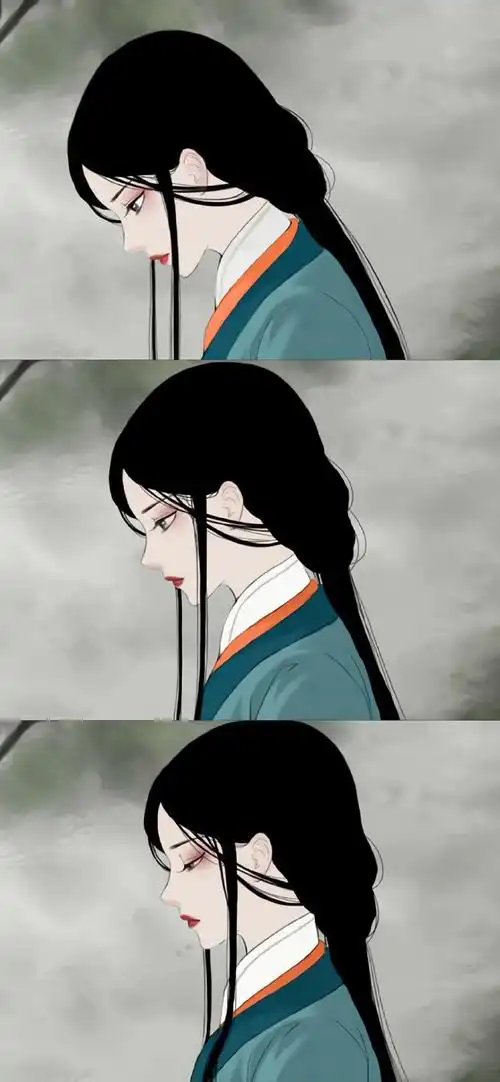 古风美女三拼高清手机壁纸