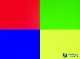 测试样张下为实拍图)在四色图的对比中可以看到,坚果u1 4k激光电视