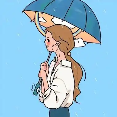 温柔手绘小清新女生头像