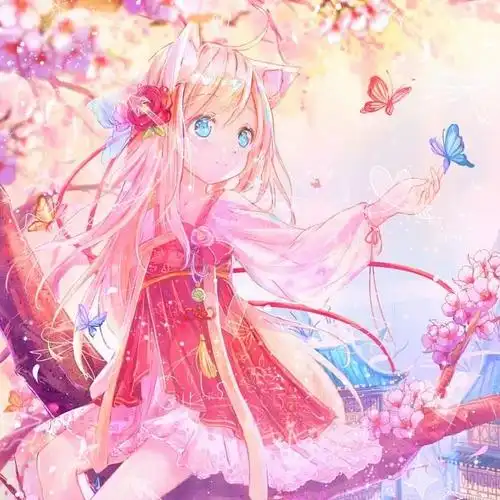 唯美女生头像二次元