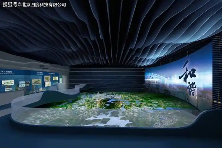 探索未来科技3d全息投影数字沙盘的生成