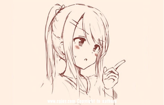 动漫女生小饰品怎么画?