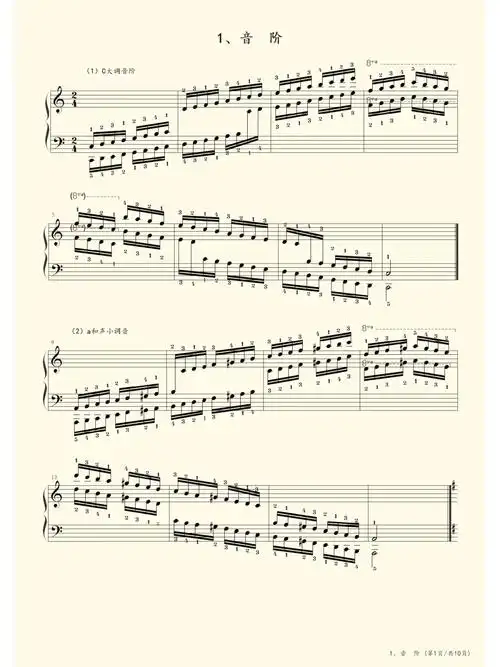 钢琴谱分享  #音乐生的日常  #音阶  #学习打卡