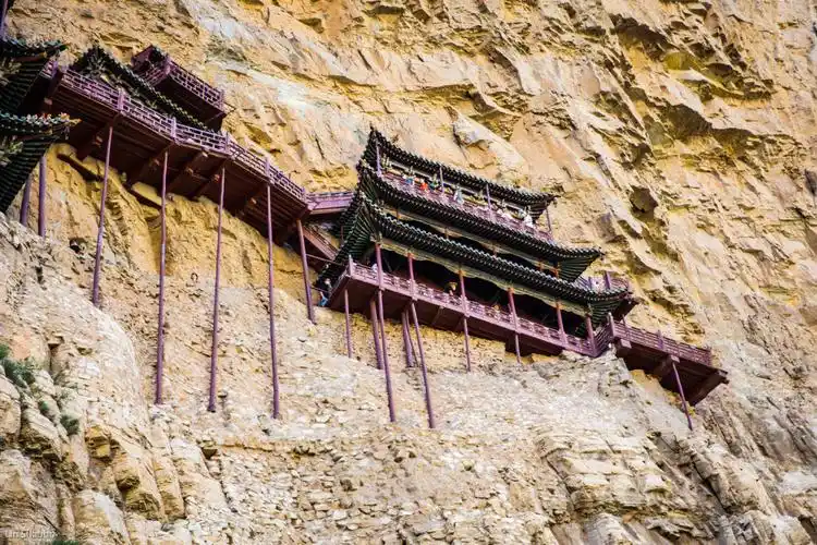 恒山第一景李白书壮观